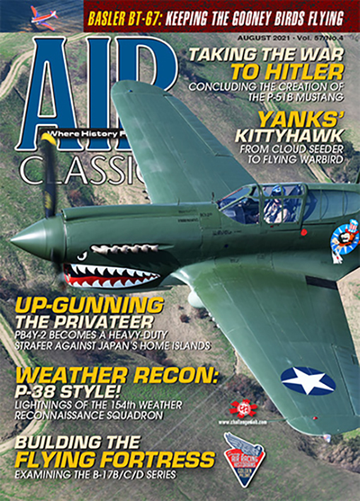 August 2021 Air Classics Cover